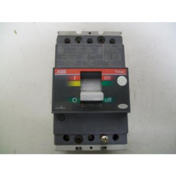 ABB T1N N5596 TMAX 3 Pole 15A AMP 480Y/277 VAC Circuit Breaker Nr. AE01036972