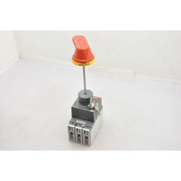 ABB T1N Tmax 20A Circuit Breaker With Handle And Key Lock 10 1/4&#034; Shaft Height