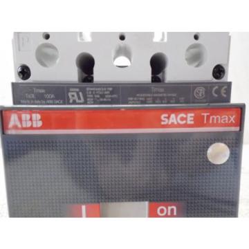 ABB 100 AMP SACE TMAX BREAKER TS3L, 3 POLE (USED)