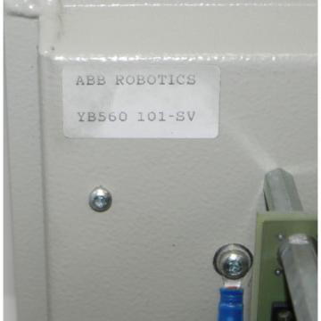 ABB ROBOTICS YB560-101-SV PC BOARD MONITOR LCD W/ YB560103-BR BOARD