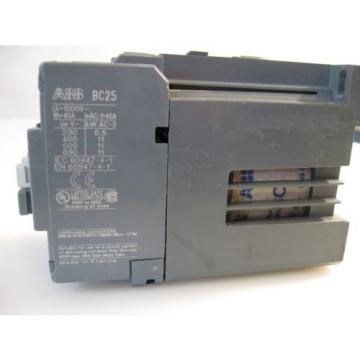 (H5) ABB BC25-40-00 4 Pole Motor Starter Contactor, Series BC25