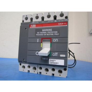 ABB SACE S3 S3N 150 amp 400v AC Circuit Breaker