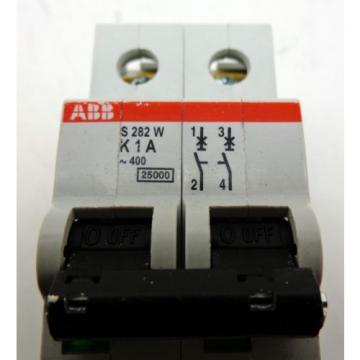 ABB K1A S282W 2-Pole Circuit Breaker