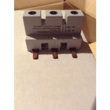 New Lot of  8 ABB S3-M3 Power Infeed Block 63A, 600VAC