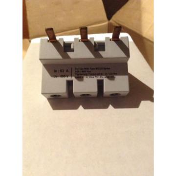 New Lot of  8 ABB S3-M3 Power Infeed Block 63A, 600VAC