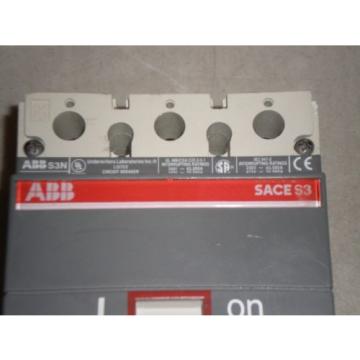 ABB S3N SACE S3 40 Amp Type HACR 3 Pole 40A Breaker 600V S3N040