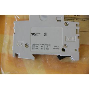 ABB Circuit Breaker 1 Pole S201P-K16, BKR CKT 240V 1P 16A, PN/0214.5337,new
