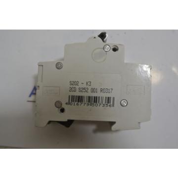 ABB S202K3A S202 K3A - Miniature Circuit Breaker - USED