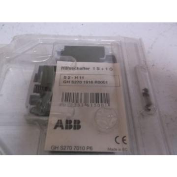 LOT OF 3 ABB S2-H11 AUXILIARY CONTACT *NEW NO BOX*