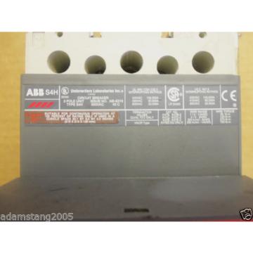 ABB S4H SACE S4 Circuit Breaker Disconnect Switch 3 Pole 250 Amp 600V