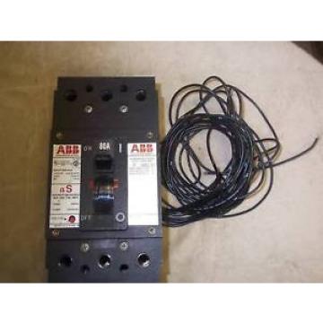 ABB uxab 3 pole 600v 80 amp circuit breaker  shunt trip