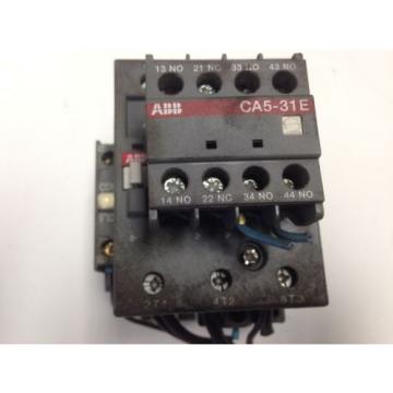 USED ABB AE50 Contactor  24VDC CA5-31E , CA5, CDL5-01  DD