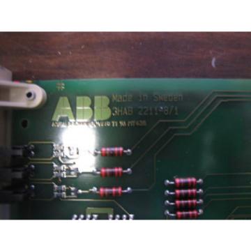ABB 3HAB 2211-8/1 DSQC 256A SENSOR MOTION CONTROLLER PCB CIRCUIT BOARD B381586