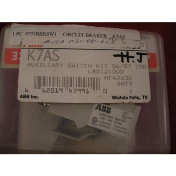 ABB K7AS Auxiliary Switch Kit S6/S7 ISO Circuit Breaker Accessory 1SDA023366R1