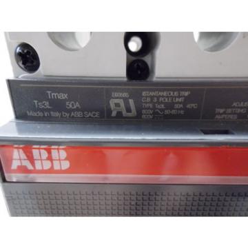 ABB TS3L 50 AMP BREAKER SACE TMAX 3 POLE (NEW, OLD STOCK)