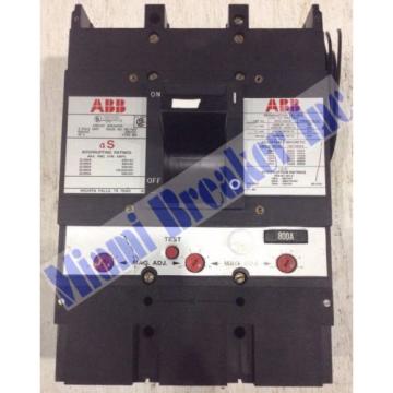 ABB MS36800 3 Pole 800A 600 V Type MS Circuit Breaker