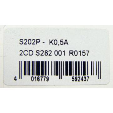 ABB S202P-K0.5 2 Pole 0.5 Amps Mini/Miniature Circuit Breaker S200P Series