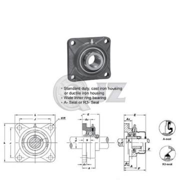5/8 in Square Flange Units Cast Iron UCF202-10 Mounted Bearing UC202-10+F204