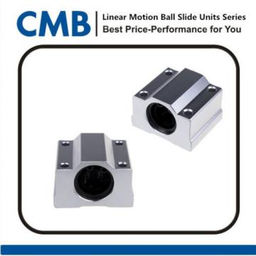 SC12UU SCS12UU Linear Motion Ball Bearing Slide Unites 12mm ID Sliding Block New