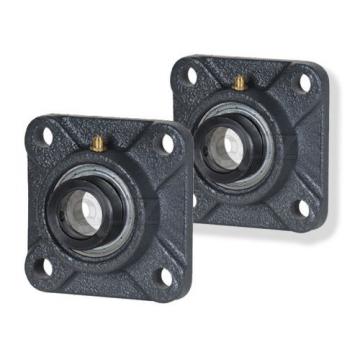 2x 3/4 in Square Flange Units Cast Iron SAF204-12 Mounted Bearing SA204-12G+F204