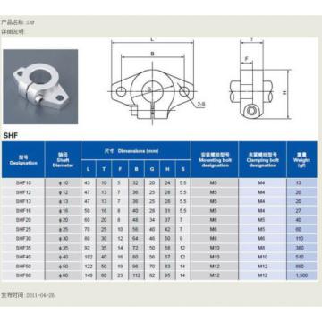 SHF10 10mm CNC Linear motion ball slide units Rail support guide shaft Bearing