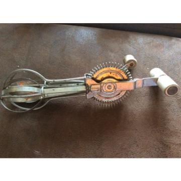 Antique 1921 LADD #3 EGG BEATER UNITED ROYALTIES CO BALL BEARING KITCHEN BAKING