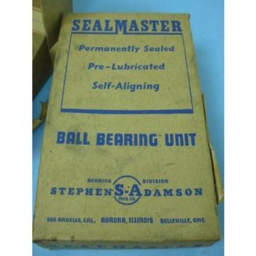 Set of 2 MIB Sealmaster MP-12 3/4 Ball Bearing Units