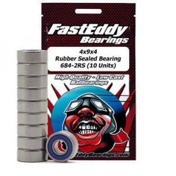 4x9x4 Rubber Sealed Bearing 684-2RS (10 Units)