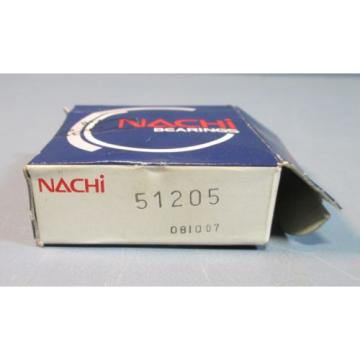 Nachi 51205 (8205) Thrust 205 Ball Bearing 3 Piece 25 x 47 x 15mm NIB