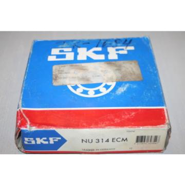 SKF NU 314 ECM Cylindrical Roller Bearing NU314ECM * NEW