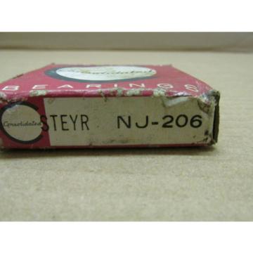 NIB Consolidated STEYR NJ-206 Cylindrical Roller Bearing w/ Insert NJ206 NEW