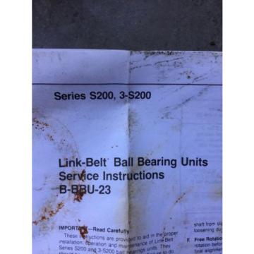 (2) Rexnord P3U227E3K75199A Link-belt Ball Bearing Units 1 11/16 NEW!!