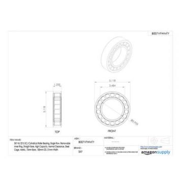 SKF NU 2308 ECJ Cylindrical Roller Bearing Single Row Removable Inner Ring St...