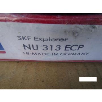 SKF NU313ECP, NU 313 ECP, Single Row Cylindrical Roller Bearing