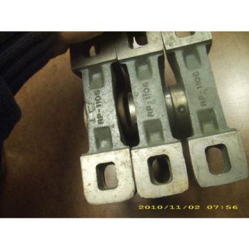 (3) used RP-1106 pillow block bearing units    36mm bore