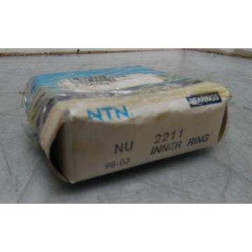 New  NTN Cylindrical Inner Ring Roller Bearing, # NU2211,  Warranty