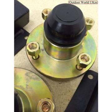 NEW 350 KG Trailer Suspension Units - Standard Stub Axle Hubs Bearings &amp; Caps **
