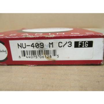 NIB CONSOLIDATED FAG NU-409 M C/3 CYLINDRICAL ROLLER BEARING NU409MC3 45x120x29