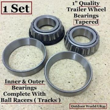Trailer Wheel Bearings NEW 1&#034; One Inch Suspension Units Stub Axle Hub Tapered--