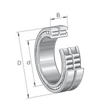 SL024838-A INA Cylindrical roller bearings SL0248, non-locating bearing, double