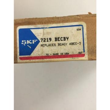 NEW SKF 7219 BECBY Angular Contact Ball Bearing