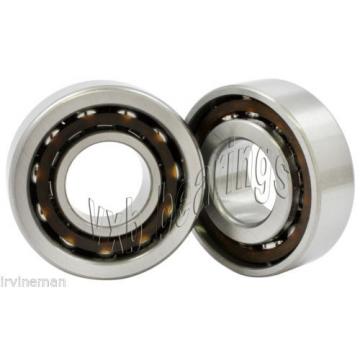 Set of 2 Angular Contact Spindle Ball Bearing 7302B Bearings 15mm Bore Diameter