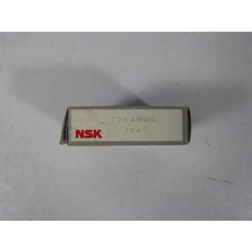 NSK 7204BWG Angular Contact Ball Bearing ! NEW !