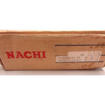 1 pair Nachi 7216 CYDU / GL P4 Angular Contact Ball Bearings 80 x 140 x 26 %38A%