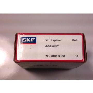 SKF Explorer 3305 ATN9 Angular Contact Ball Bearing, Double Row, *Factory Seal*