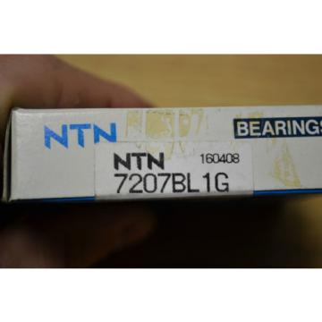 NTN 7207BL1G Angular Contact Ball Bearing OD : 72mm X ID : 35 mm X W : 17 mm