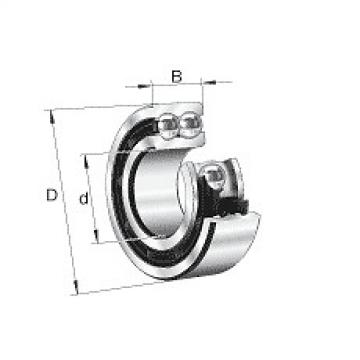 3210-BD-TVH FAG Angular contact ball bearings 32..-BD, main dimensions to DIN 62