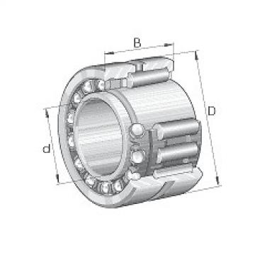 NKIA5903 INA Needle roller/angular contact ball bearings NKIA, single direction