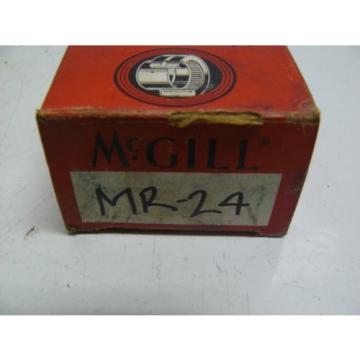 NEW MCGILL MR-24 BEARING NEEDLE ROLLER UNSEALED CAGED 1-1/2 INCH BORE