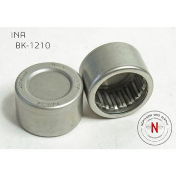 INA BK1210 DRAWN CUP NEEDLE ROLLER BEARING, 12mm x 16mm x 10mm, MAX 20,000RPM